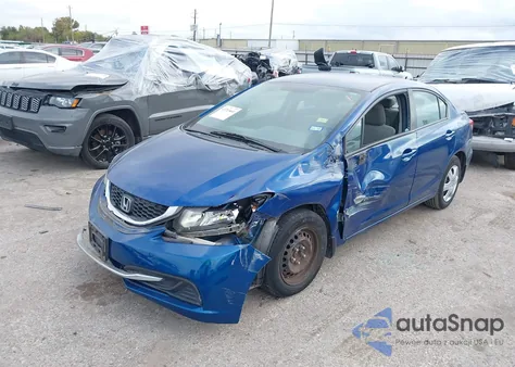 2014 Honda Civic Lx z USA, uszkodzony, nr VIN 19XFB2F59EE086541